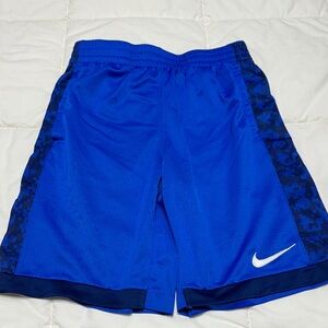 Nike Royal Blue Shorts with White Swoosh